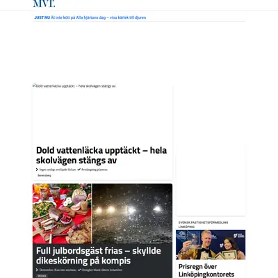 mvt.se startsida 2025