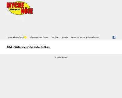 mycketnöje.se startsida 2023