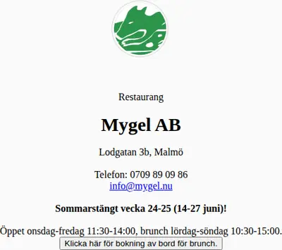 Mygel o fel startsida 2021