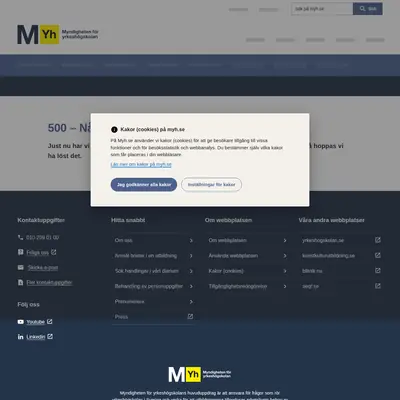 myh.se startsida 2022