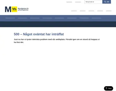 myh.se startsida 2024