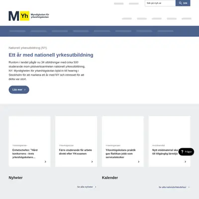 myh.se startsida 2025