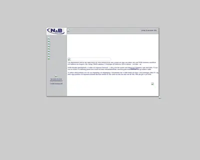 www.nabsolutions.se startsida 2003