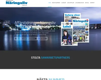Affärstidningen Näringsliv startsida 2021