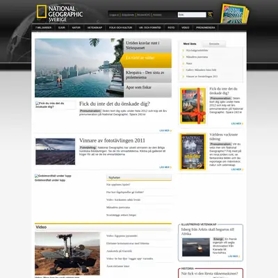 www.natgeo.se startsida 2012