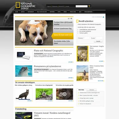 www.natgeo.se startsida 2016