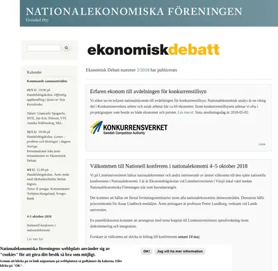 Ekonomisk Debatt startsida 2018