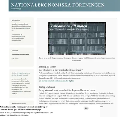 Ekonomisk Debatt startsida 2019