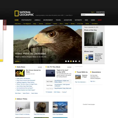 National geographic nyhetsbrev startsida 2011
