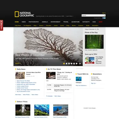 National geographic nyhetsbrev startsida 2012