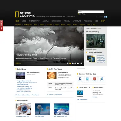 National geographic nyhetsbrev startsida 2013