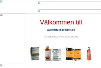 www.naturbiblioteket.se startsida 2003