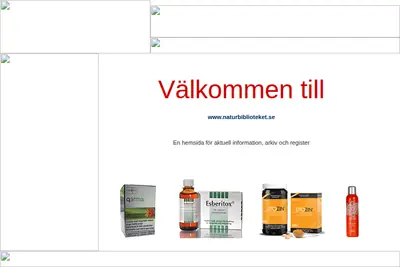 www.naturbiblioteket.se startsida 2004