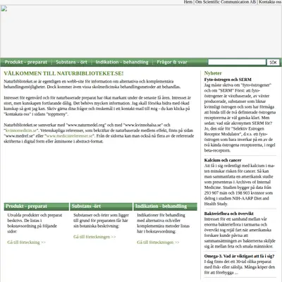 www.naturbiblioteket.se startsida 2010