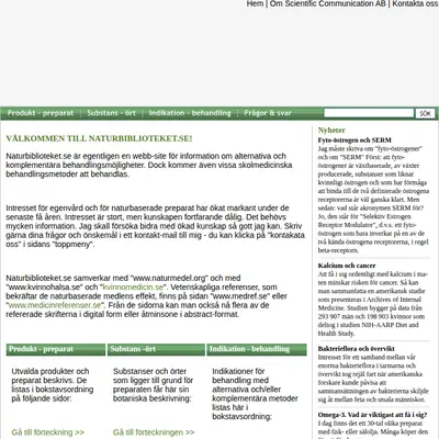www.naturbiblioteket.se startsida 2013