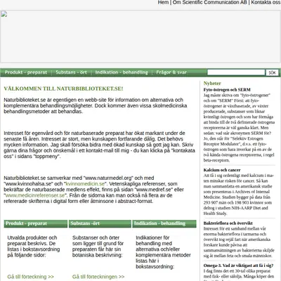 www.naturbiblioteket.se startsida 2014