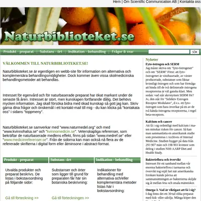 www.naturbiblioteket.se startsida 2016