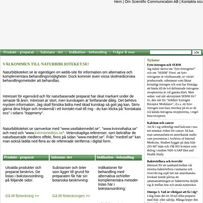 www.naturbiblioteket.se startsida 2017