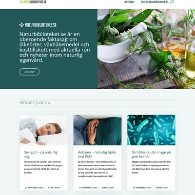 www.naturbiblioteket.se startsida 2023