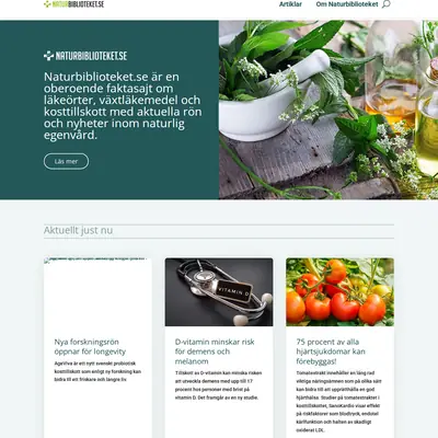 www.naturbiblioteket.se startsida 2026