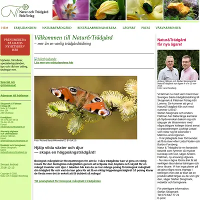 Natur och Trädgård startsida 2017