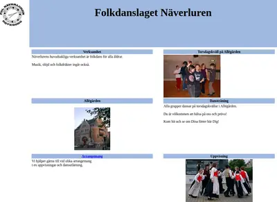 Näverluren startsida 2005