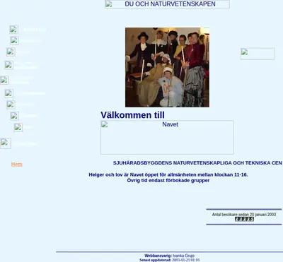NAVET startsida 2003