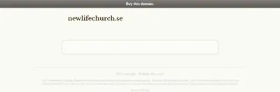 New Life Church Hässleholm startsida 2017