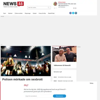 www.news55.se startsida 2016