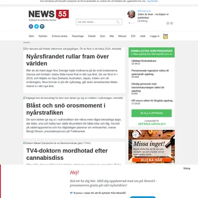 www.news55.se startsida 2019