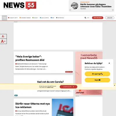 www.news55.se startsida 2021