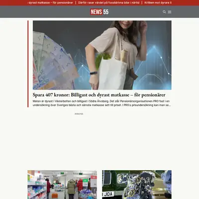 www.news55.se startsida 2025