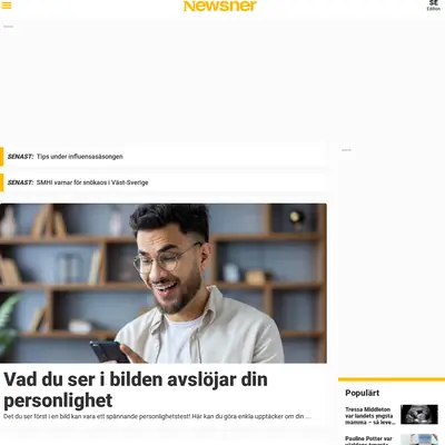 Newsner.com startsida 2025