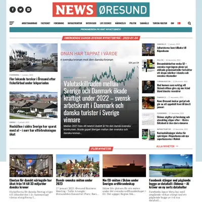 News Øresund startsida 2023