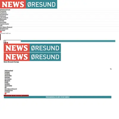 News Øresund startsida 2025