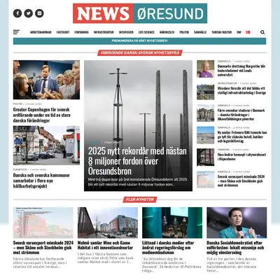 News Øresund startsida 2026