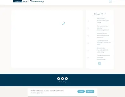 Nextconomy.se startsida 2018