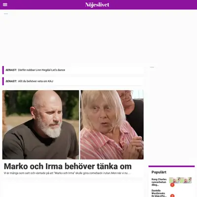 nojeslivet.se startsida 2025
