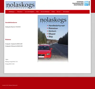 Nolaskogs startsida 2016
