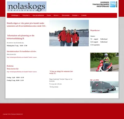 Nolaskogs startsida 2018