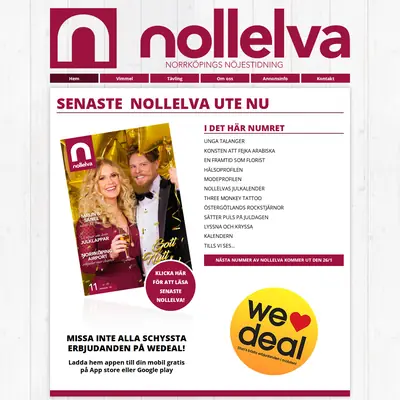 NOLLELVA startsida 2018