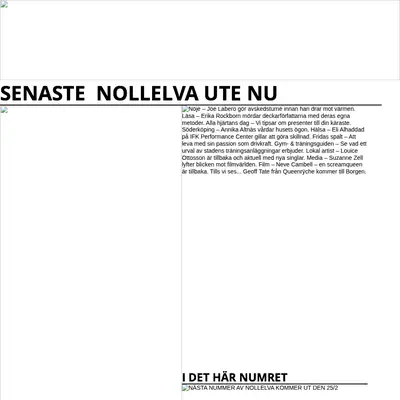 NOLLELVA startsida 2022