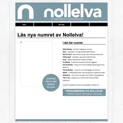 NOLLELVA startsida 2025