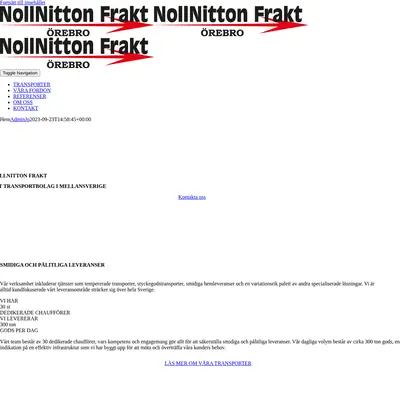 NOLLNITTON startsida 2023