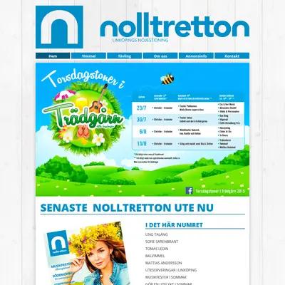 TIDNINGEN 013 - NOLLTRETTON startsida 2015