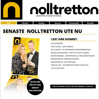 TIDNINGEN 013 - NOLLTRETTON startsida 2019