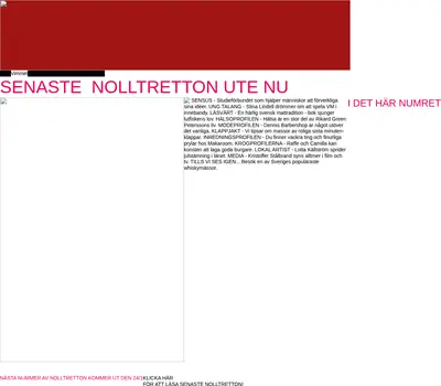 TIDNINGEN 013 - NOLLTRETTON startsida 2020