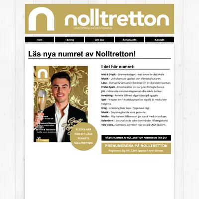 TIDNINGEN 013 - NOLLTRETTON startsida 2025