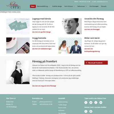 www.nolsacreo.se startsida 2018