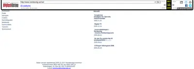 Nordanstigs Tidning startsida 2006